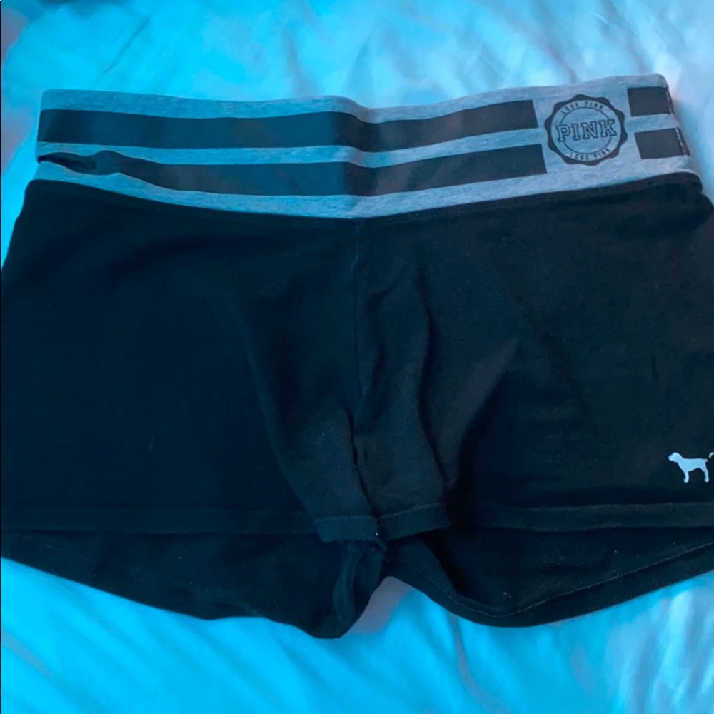 pink yoga shorts